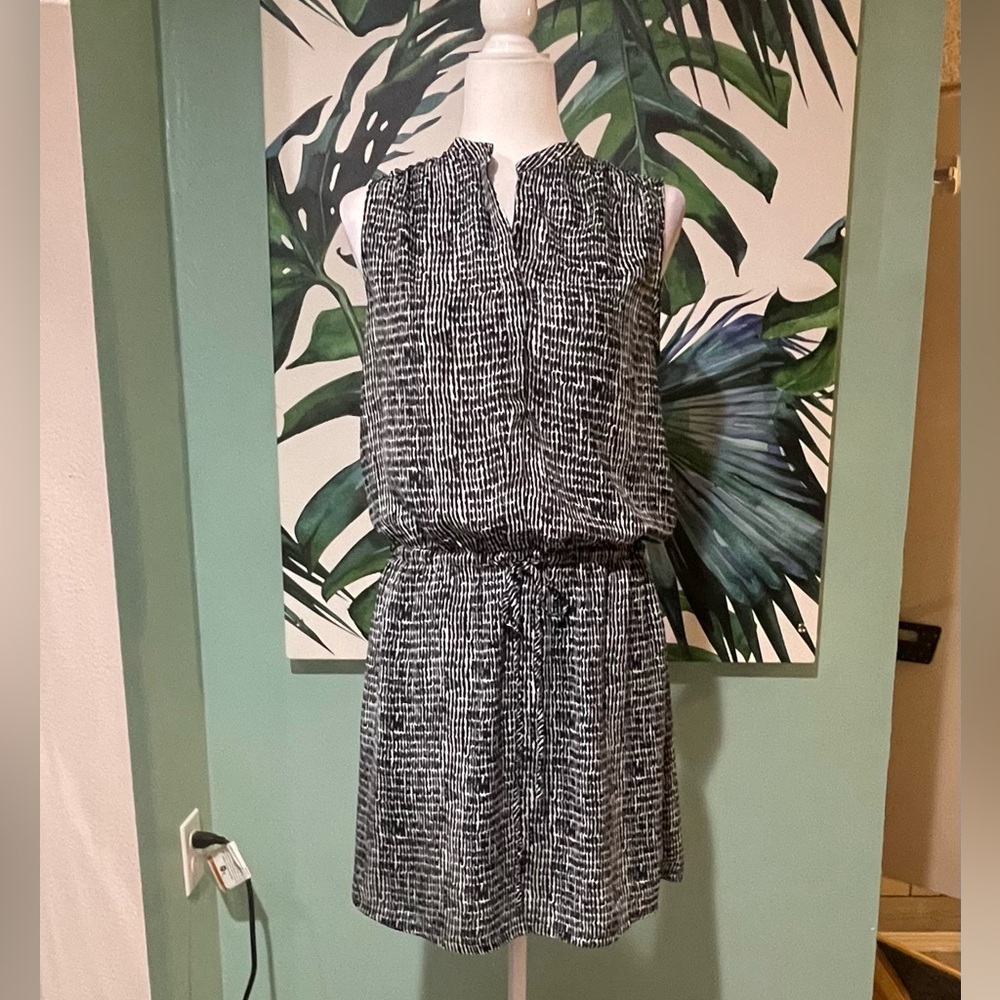 🦩Hilary Radley Black and White Mini 👗 Dress